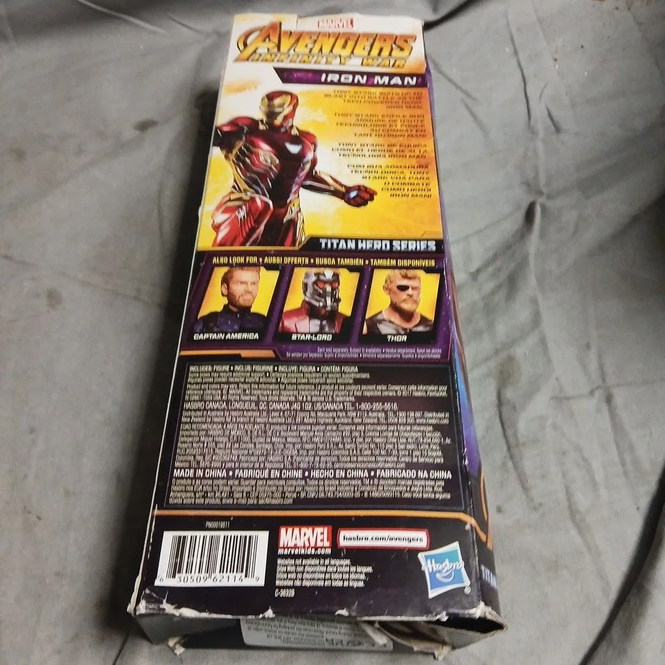 MARVEL AVENGERS INFINITY WAR TITAN HERO SERIES IRON MAN ACTION FIGURE – BOXED