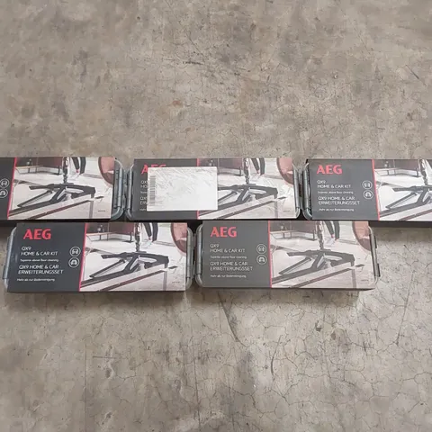 5x BRAND NEW AEG AKIT19 QX9 HOME & CAR KITS (5 ITEMS)
