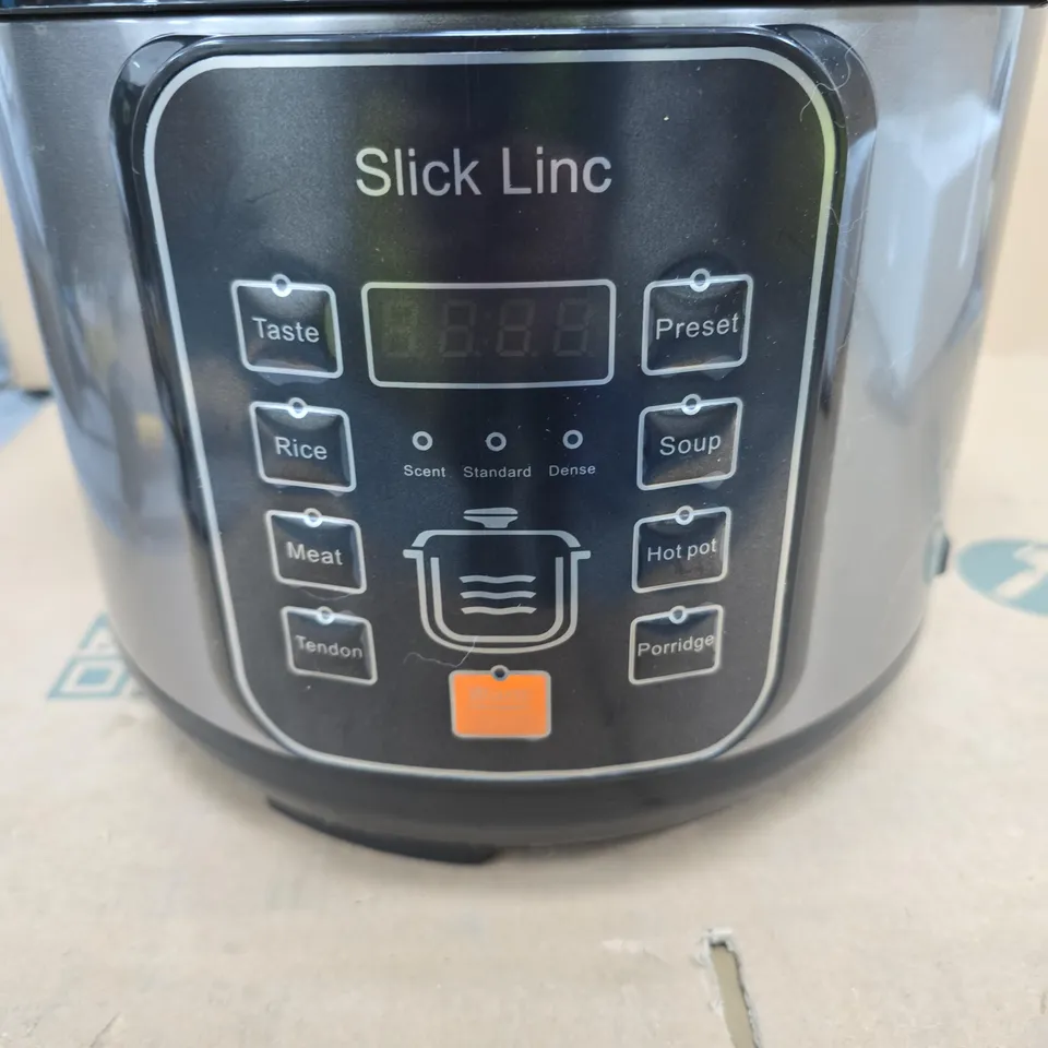 SLICK LINC ELECTRIC PRESSURE COOKER AX-GMT518, 6L, 1200W