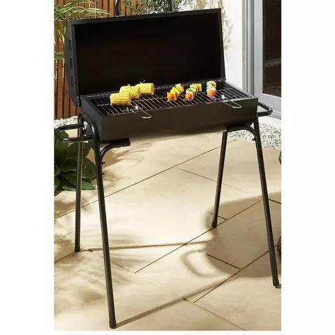 OIL DRUM BBQ WITH COVER