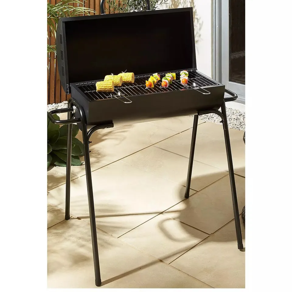 OIL DRUM BBQ WITH COVER