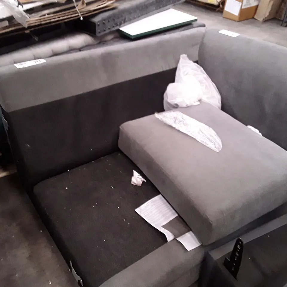 GREY FABRIC SOFA CORNER PART 
