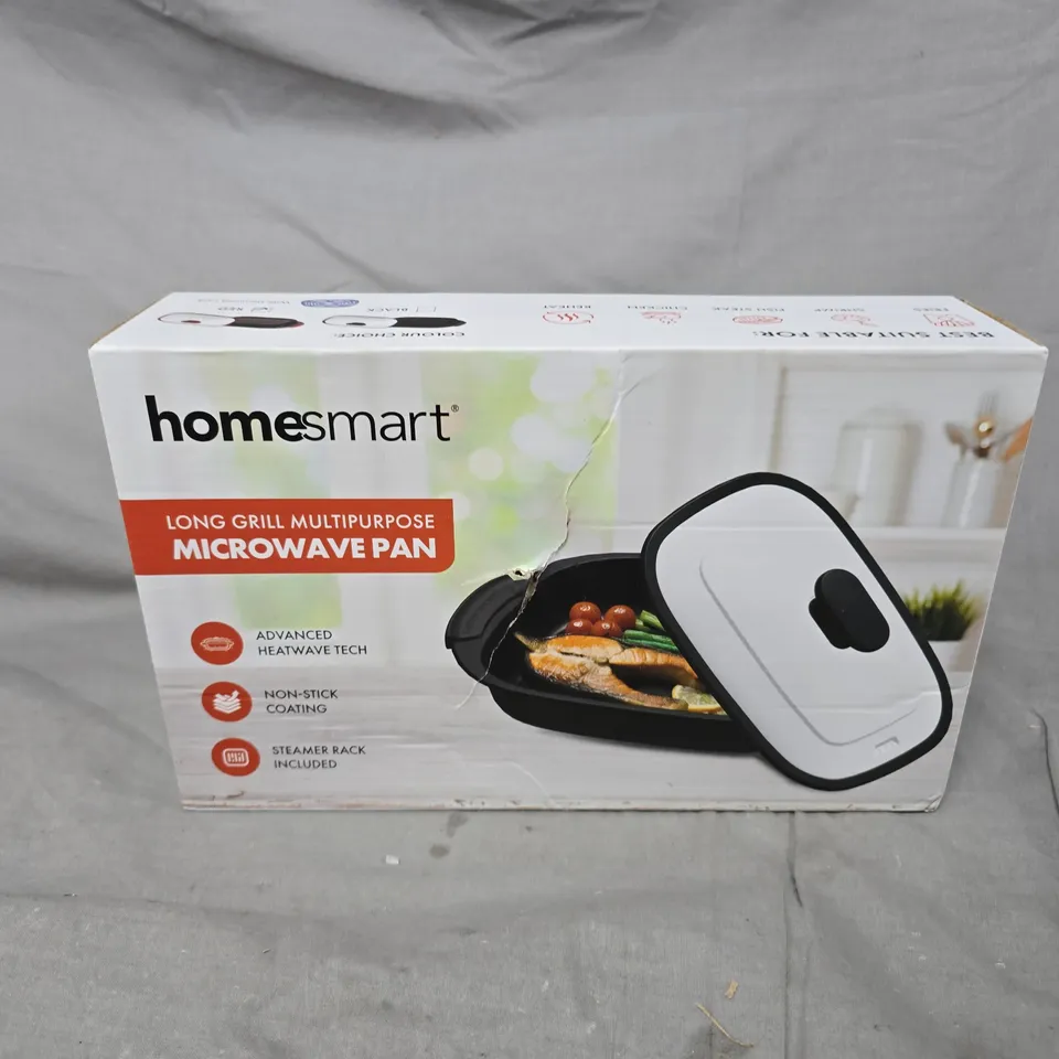 BOXED HOMESMART LONG GRILL MULTIPURPOSE MICROWAVE PAN