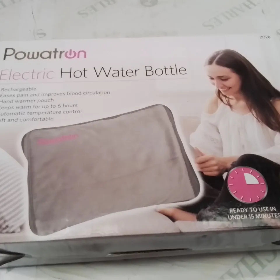 BRAND NEW POWATRON ELECTRIC HOT WATER BOTTLE