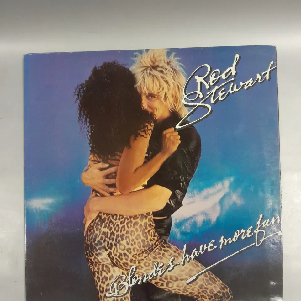 ROD STEWART BLONDES HAVER MORE FUN VINYL 