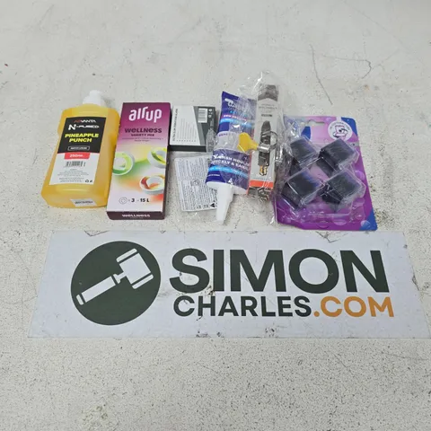 APPROXIMATELY 15 ASSORTED HOUSEHOLD ITEMS TO INCLUDE MAGIC MOULD, AIRUP WELLNESS VARIETY MIX, ADVANTA MATCH LIQUID, ETC