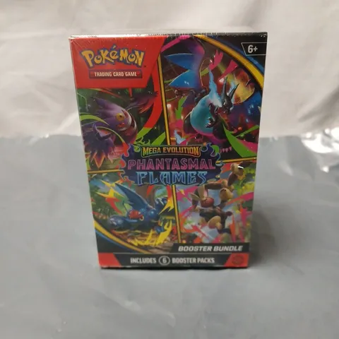SEALED POKÉMON TRADING CARD GAME MEGA EVOLUTION PHANTASMAL FLAMES BOOSTER BUNDLE (SIX BOOSTER PACKS)