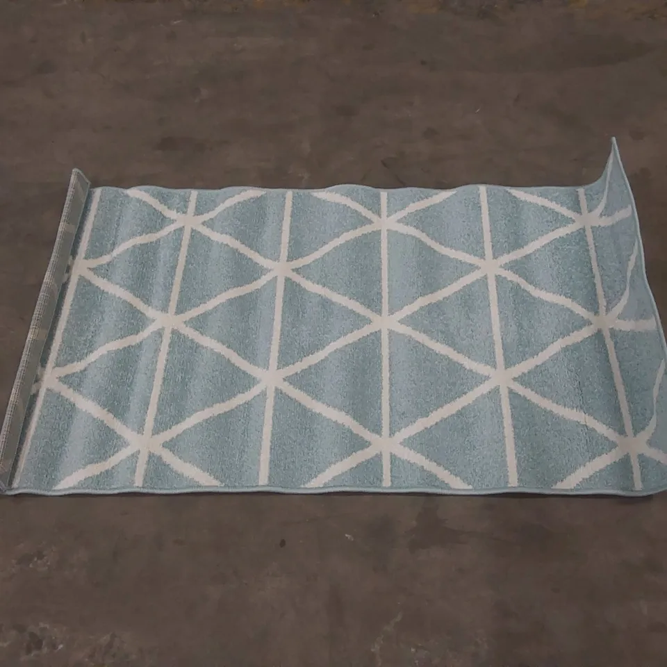 BRAND NEW PACO HOME STELLA AREA RUG - BLUE // SIZE: 70 X 140cm
