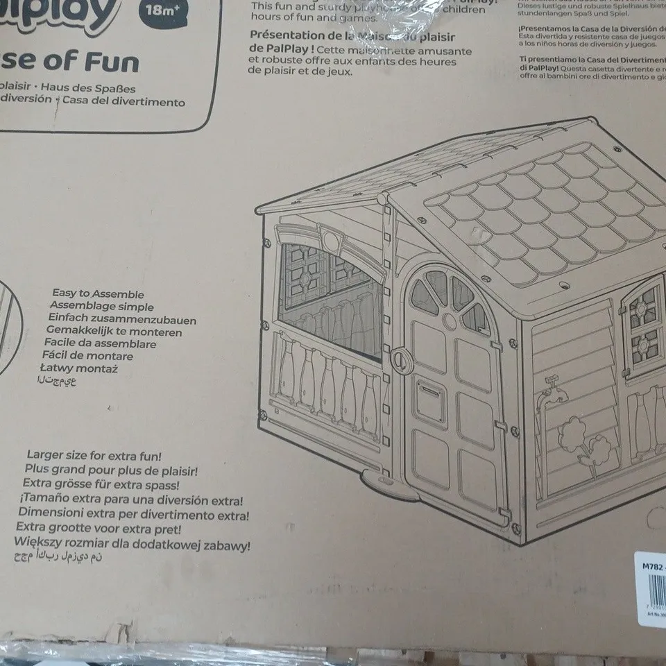 BOXED PALPLAY HOUSE OF FUN - PINK - COLLECTION ONLY