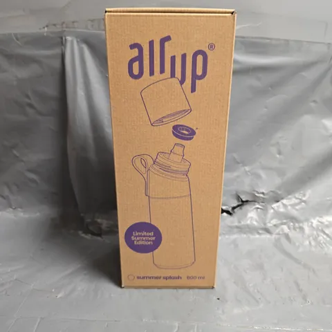 BOXED AND SEALED AIR UP LIMITED SUMMER EDITION 600ML WATER BOTTLE IN SUMMER SPLASH