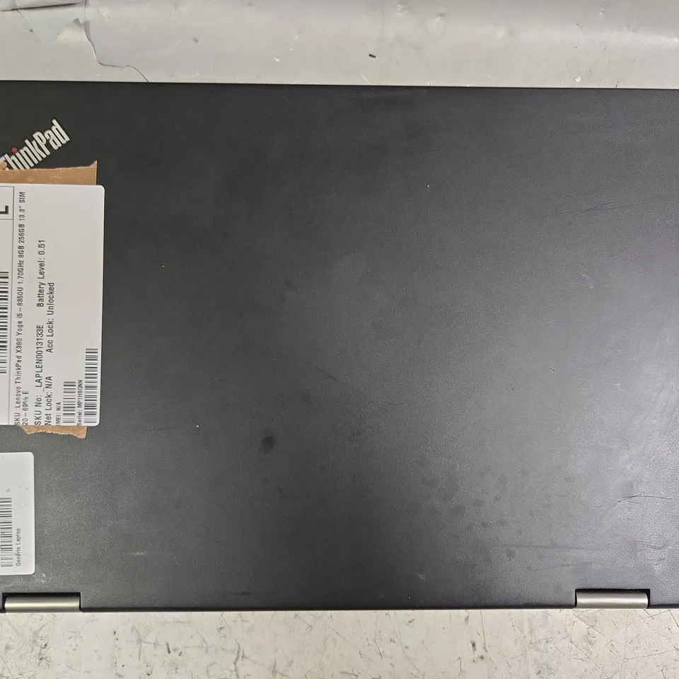 LENOVO THINKPAD X380 YOGA LAPTOP IN BLACK