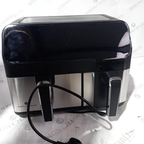 BOXED COOK'S ESSENTIALS 7.7L DUAL AIR FRYER