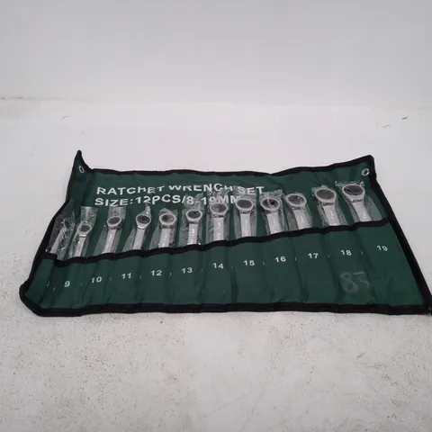 12 PIECE RATCHET/WRENCH SET