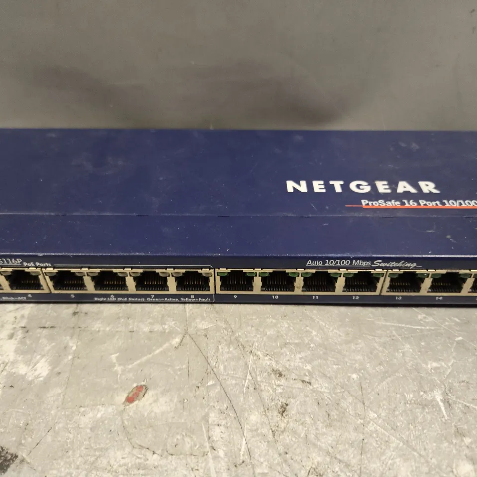 NETGEAR PROSAFE 16 PORT GIGABIT UNMANAGED ETHERNET SWITCH