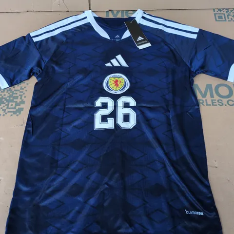 ADIDAS SCOTLAND HOME JERSEY (#26 - BARRA GIN) - SMALL