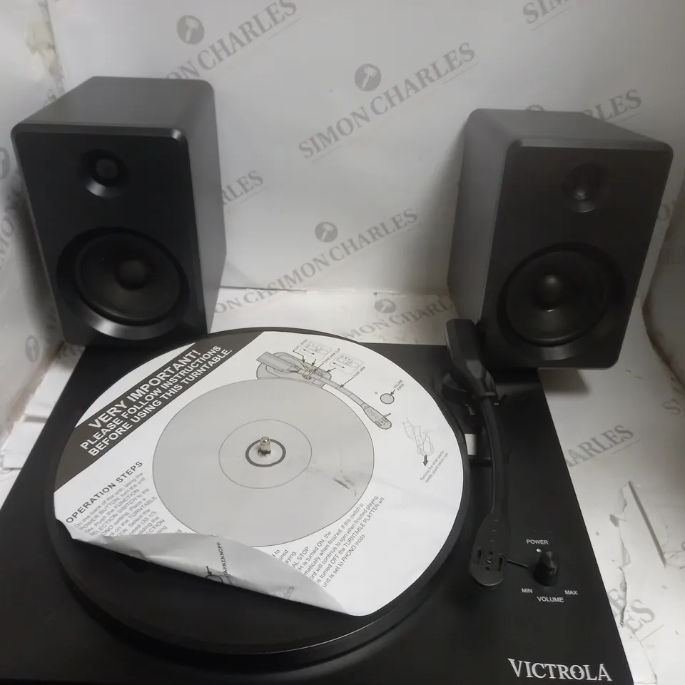 VICTROLA ITUT-420 BLUETOOTH STEREO TURNTABLE 