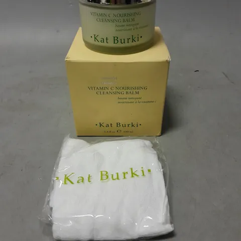 KAT BURKI VITAMIN C NOURISHING CLEANSING BALM WITH CLOTH