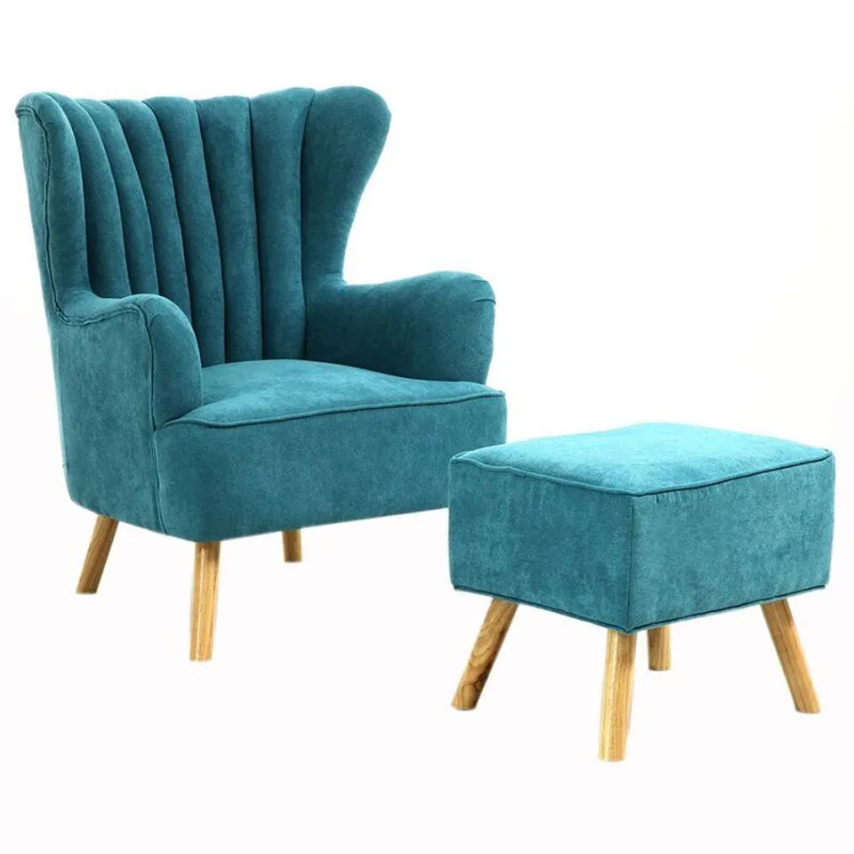 HARDEN WINGBACK CHAIR AND FOOTSTOOL