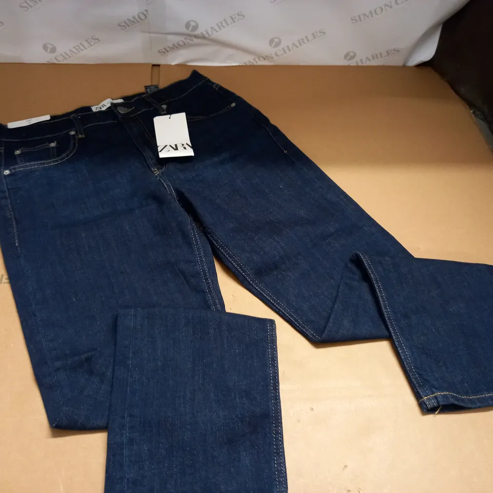 ZARA THE SLIM CROPPED JEANS - UK 16