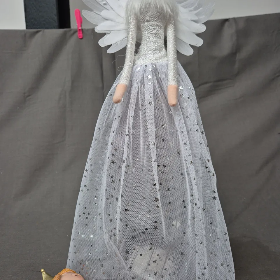 BOXED 50CM BATTERY OPERATED WHITE ANGEL