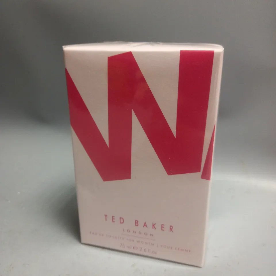 BOXED AND SEALED W TED BAKER EAU DE TOILETTE 75ML