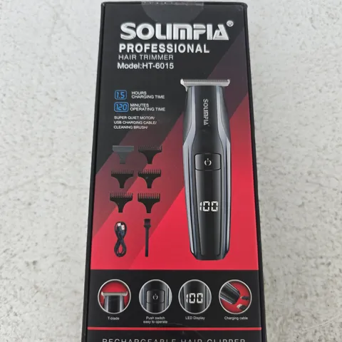 RECHARGEABLE HAIR CLIPPER – MODEL HT-6015 (BOXED)