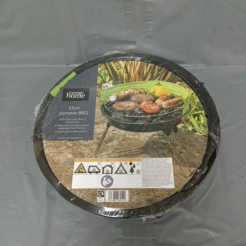 GEORGE HOME PORTABLE BBQ 33CM 