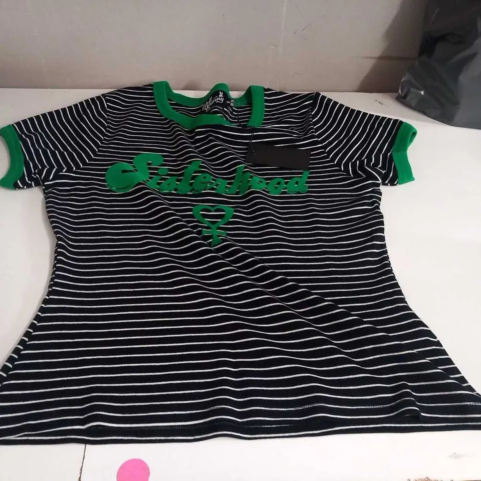 APPROXIMATELY 6 HELL BUNNY 'SISTERHOOD' TOP IN ASSORTED SIZES