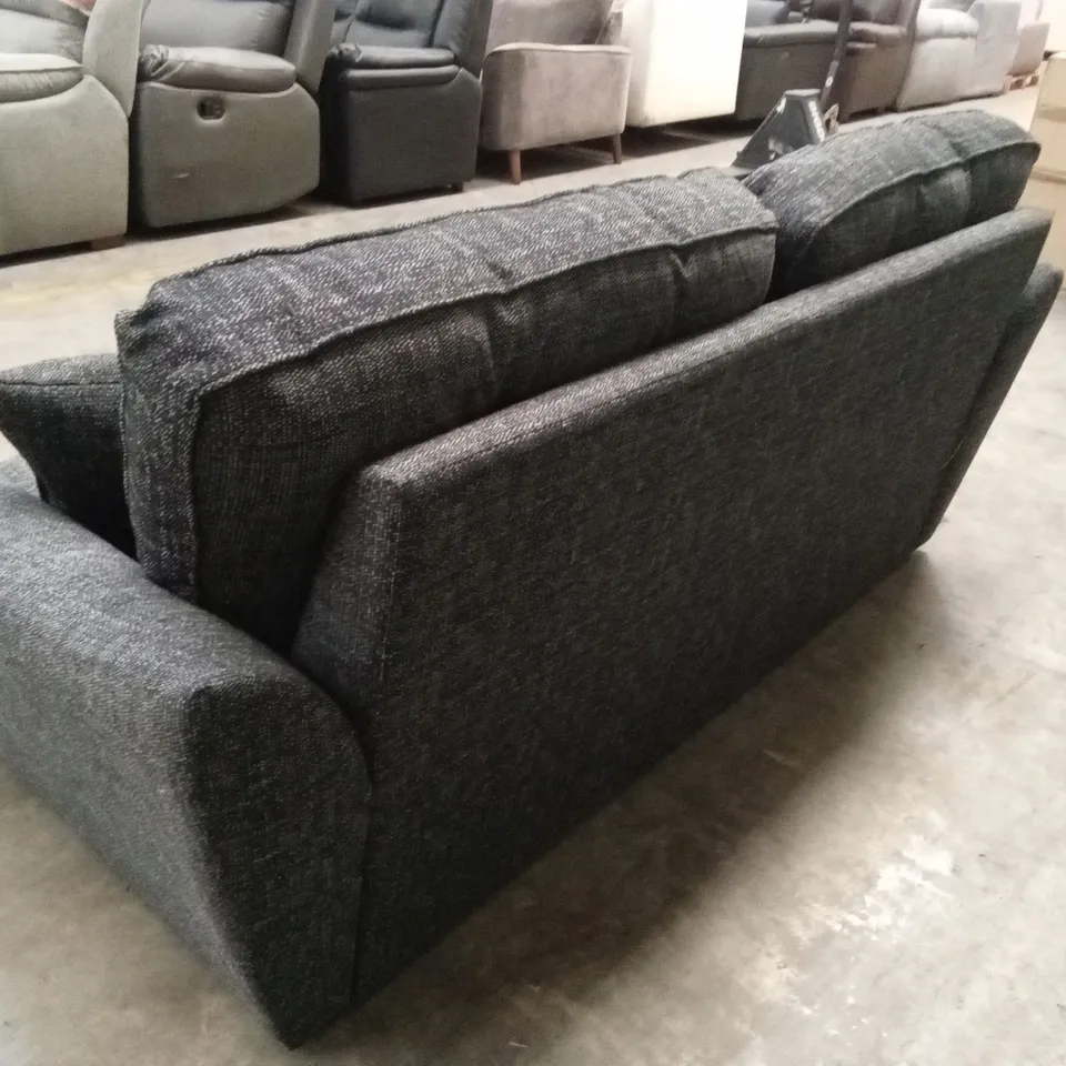 HALSTOW 2 SEATER FABRIC SOFA - CHARCOAL RRP £799