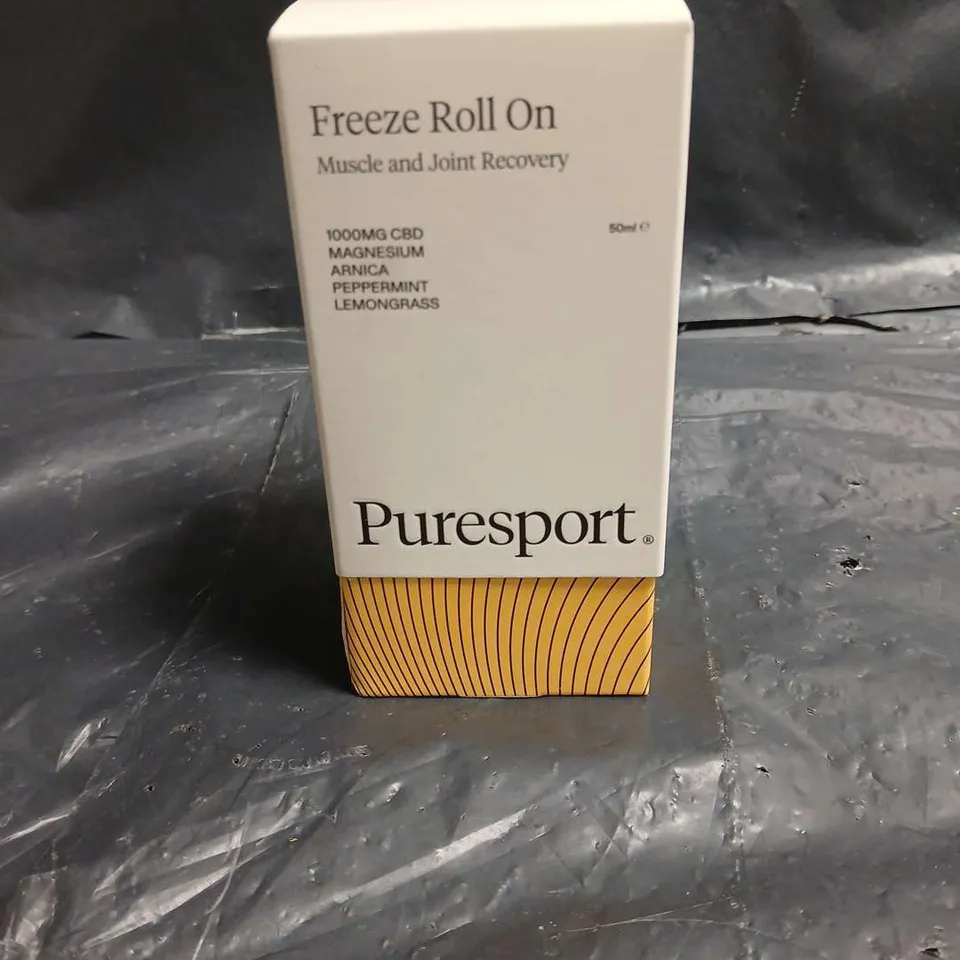 PURESPORT FREEZE ROLL ON – MUSCLE & JOINT RECOVERY, CBD 1000MG, 50ML