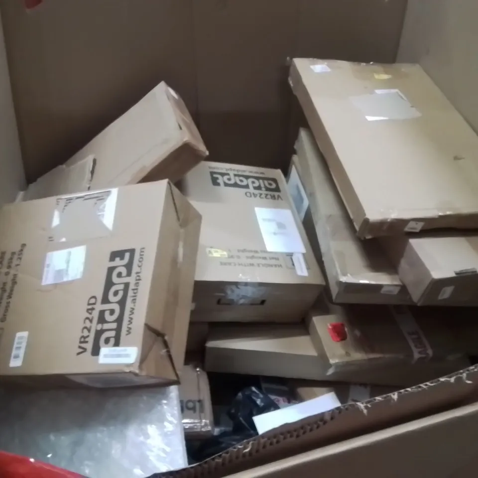 PALLET OF ASSORTED HOUSEHOLD GOODS AND PRODUCTS TO INCLUDE;CLOCK,BASKETBALL HOOP,DIY PAINTING