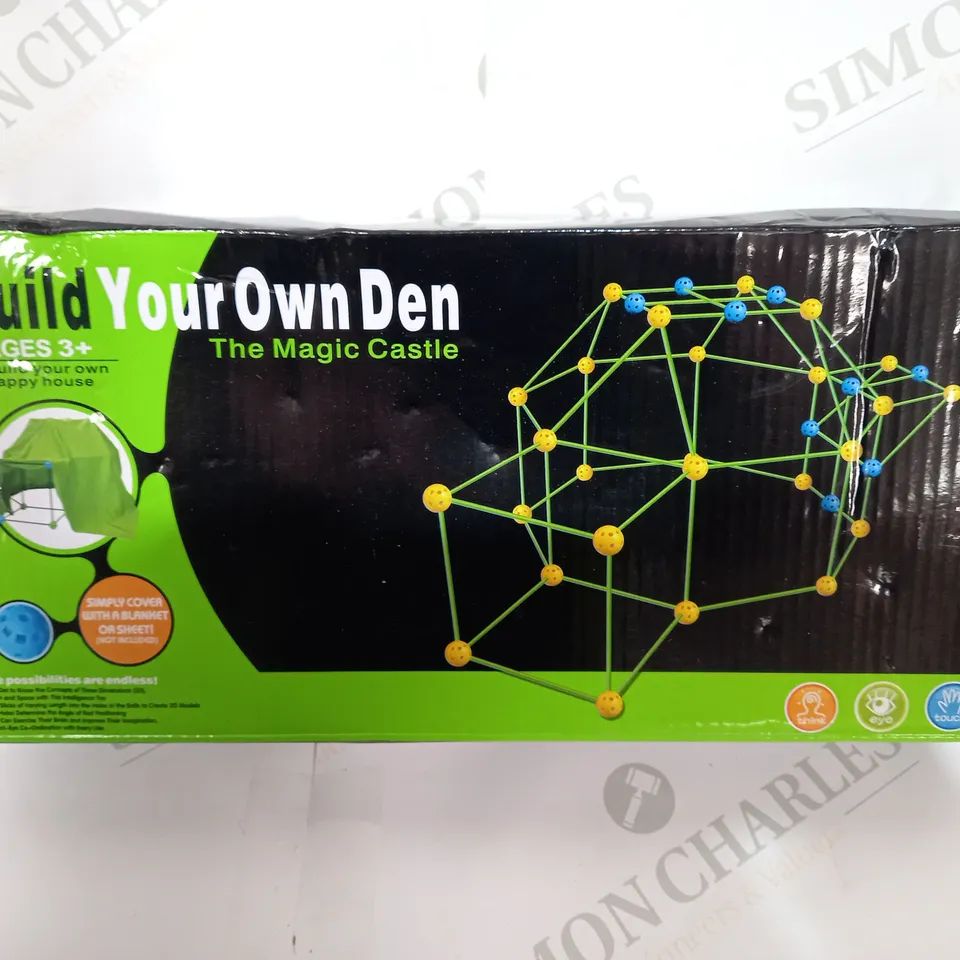 BOXED BUILD YOUR OWN DEN THE MAGIC CASTLE 