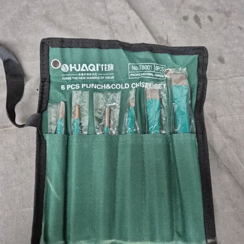 HUAQI 6 PIECE CHISEL SET 