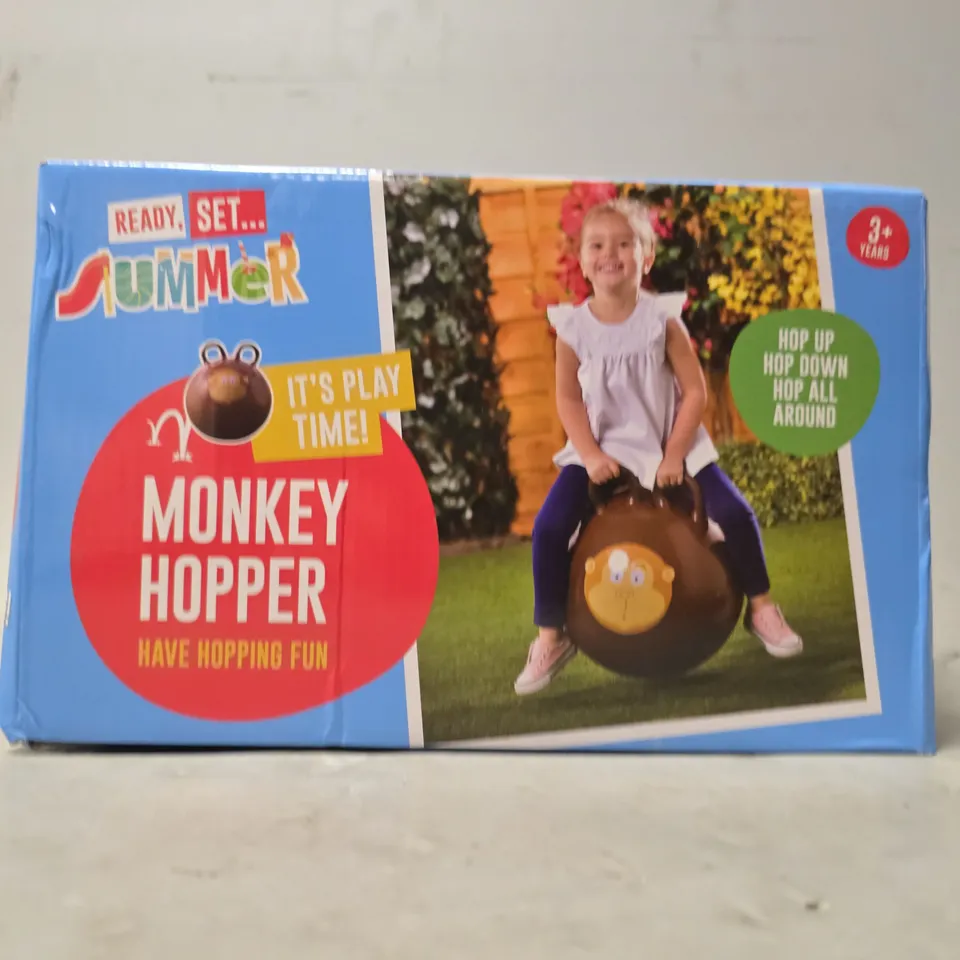 BOXED READY SET SUMMER MONKEY HOPPER 