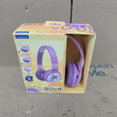 DISNEY STITCH 2 IN 1 BLUETOOTH AND WIRED HEADPHONES 