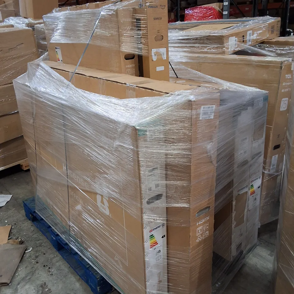 PALLET CONTAINING 8 ASSORTED DAMAGED TVS