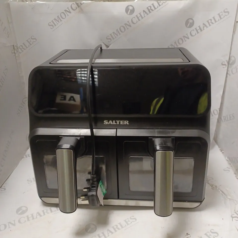 BOXED SALTER DUAL AIR FRYER 7.6L