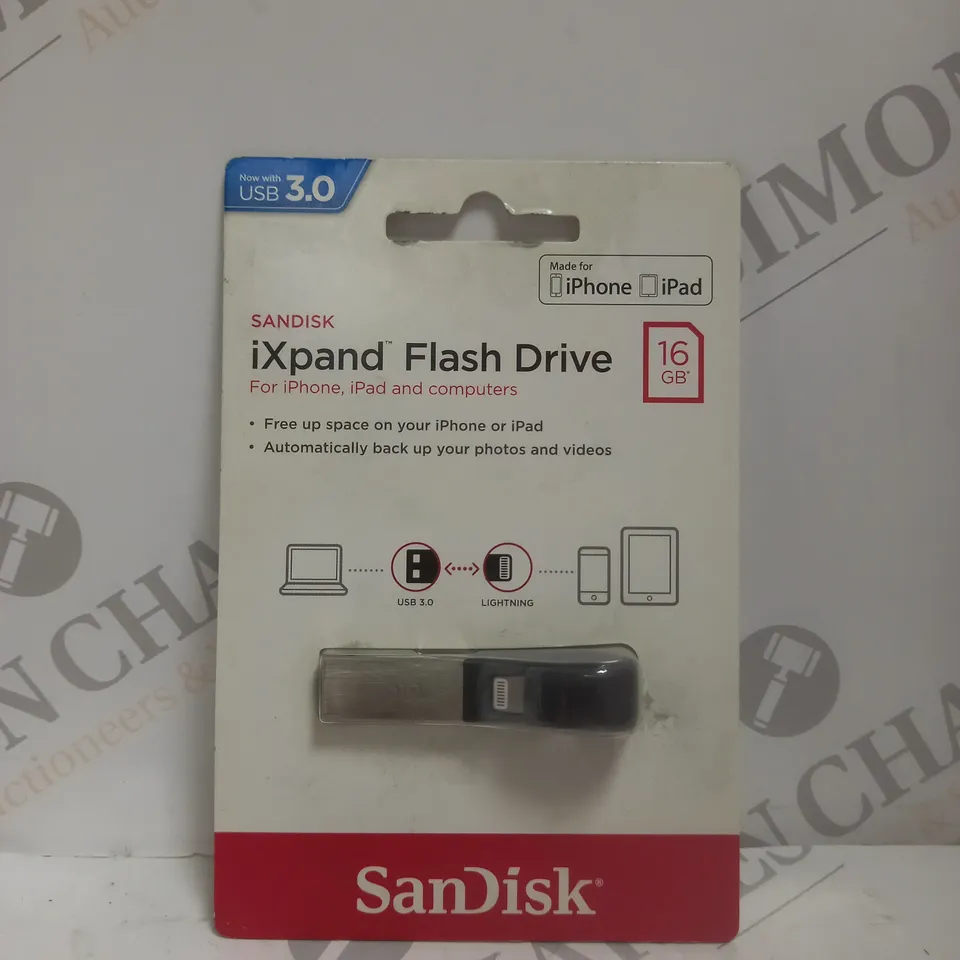 SEALED SANDISK IXPAND FLASH DRIVE - 16GB