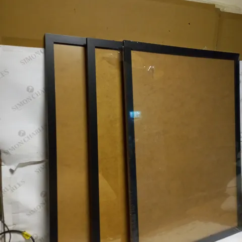 SET OF 3 LARGE PICTURE/POSTER FRAMES