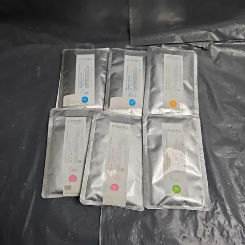 CASMARA BEAUTYPLAN LOT OF 6 ASSORTED PEEL OFF FACIAL MASKS