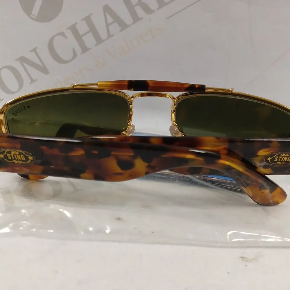 BOX OF APPROX 10 PAIRS OF STING 325 BROWN/ORANGE SUNGLASSES 