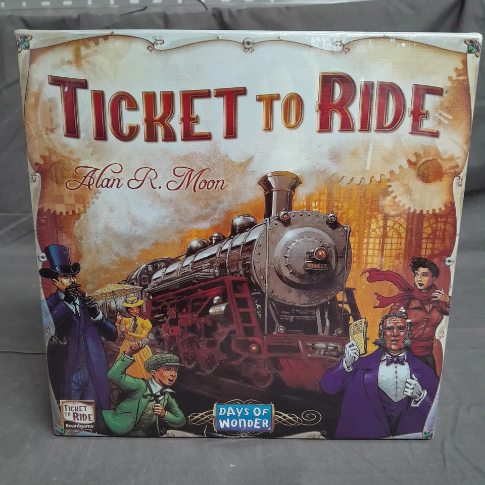 BOXED AND SEALED ALAN R. MOON TICKET TO RIDE