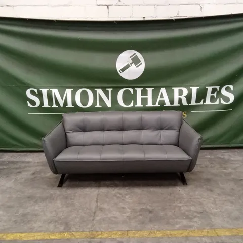 QUALITY DESIGNER ITALIAN MADE SEVILLE 3 SEATER LEATHER SOFA
