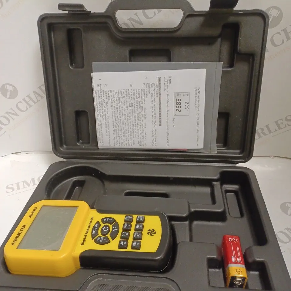 BOXED DIGITAL ANEMOMETER ANNMETER 