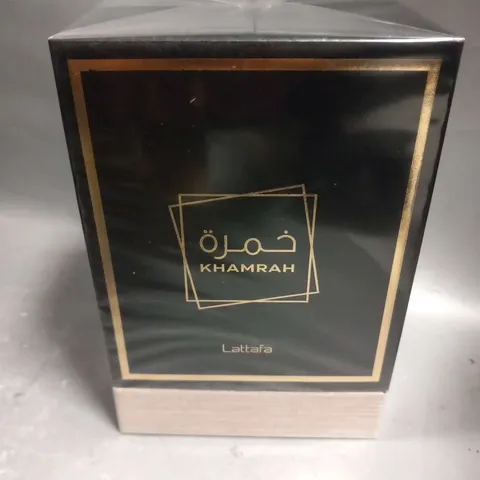 BOXED AND SEALED KHAMRAH LATTAFA EAU DE PARFUM 100ML