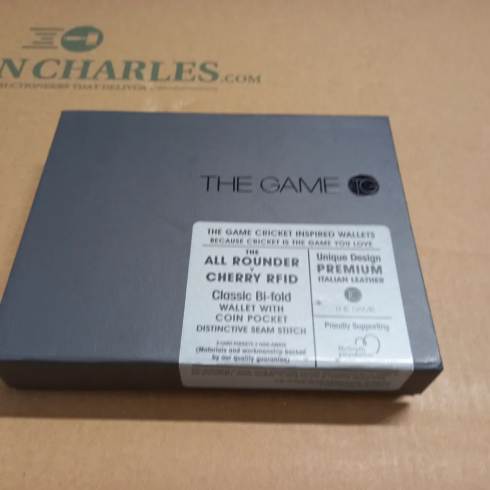 BOXED THE GAME CRICKET INSPIRED WALLET