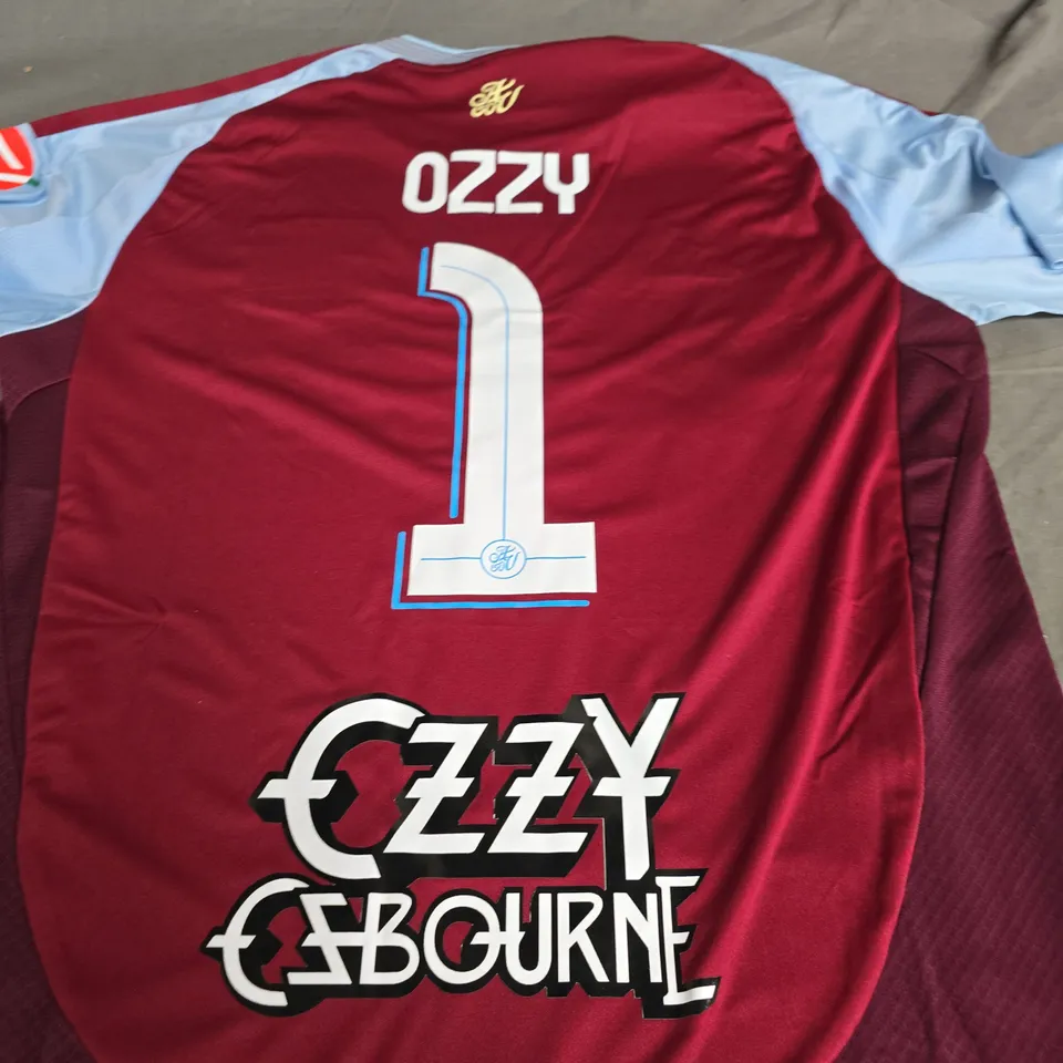 ADIDAS ASTON VILLA FC HOME SHIRT – SIZE M - OZZY1