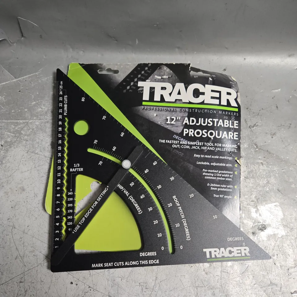 TRACER 12" ADJUSTABLE PROSQUARE 