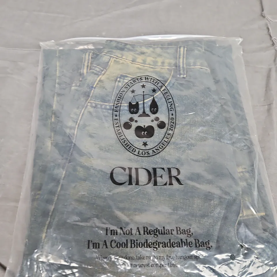 SEALED CIDER WASHED DENIM JEANS  - SIZE UNSPECIFIED