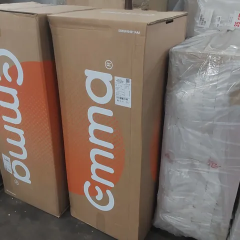 BRAND NEW BOXED AND ROLLED EMMA DIAMOND HYBRID MATTRESS - 190 x 150cm